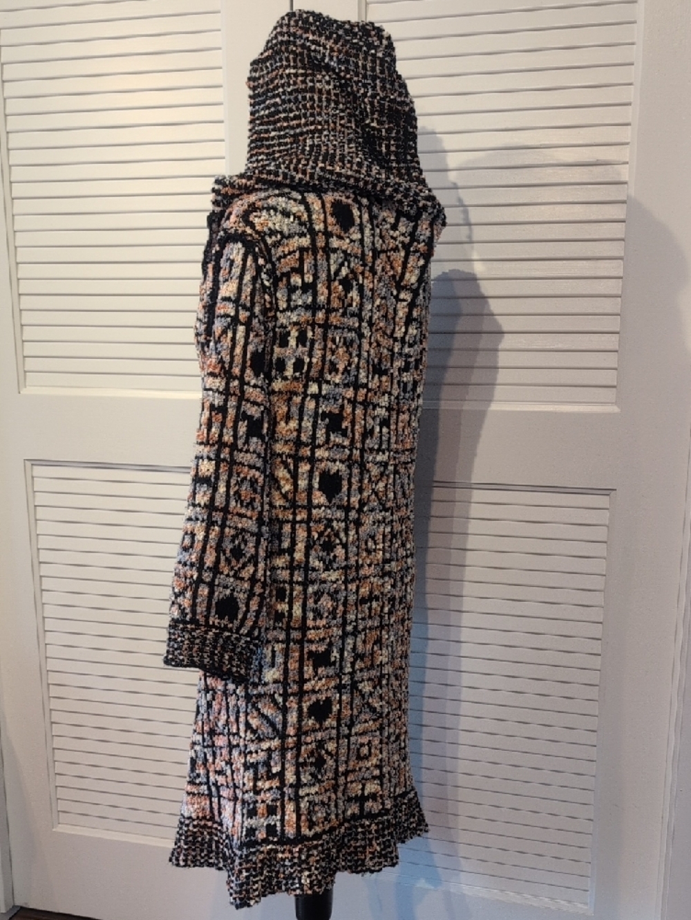 POL Hooded Woven Long Sweater Size S NWOT - Picture 5 of 8